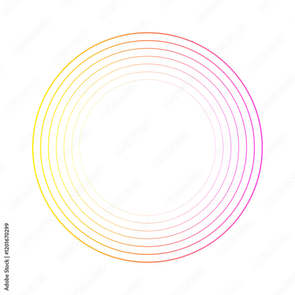 Color round frame isolated on transparent background. Abstract circular ring of neon colors. Modern futuristic geometric design vector illustration. Color round frame isolated on transparent background. Abstract circular ring of neon colors. Modern futuristic geometric design vector illustration.