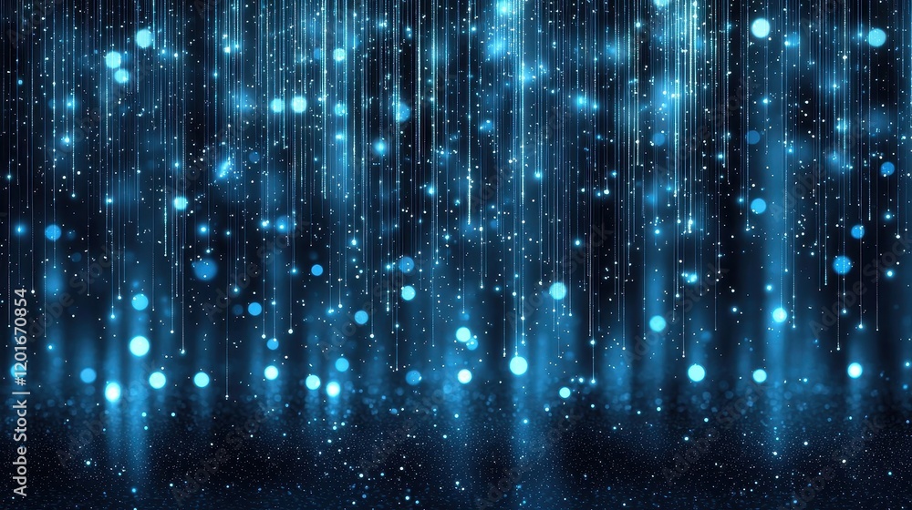 Fiber optics backdrop adorned with vibrant spots Fiber optics backdrop adorned with vibrant spots