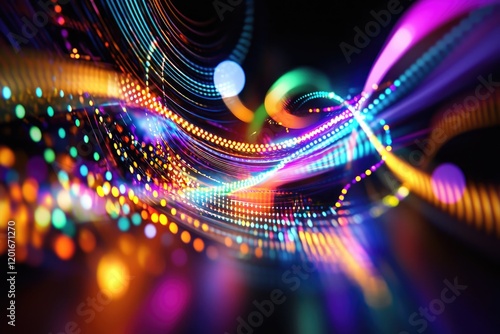 Artistic representation of quantum bits  qubits  in a dynamic arrangement  highlighting their significance in computational power
