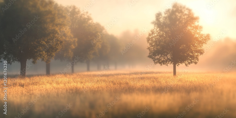 Defocused trees in the fields create a serene morning atmosphere, highlighting the beauty of nature. The gentle light enhances the defocused trees, offering a tranquil scene in the fields. Defocused trees in the fields create a serene morning atmosphere, highlighting the beauty of nature. The gentle light enhances the defocused trees, offering a tranquil scene in the fields.
