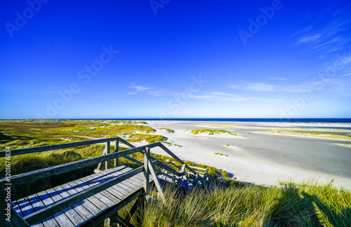 Cuadro en lienzo View of the dunes on the North Frisian island of Amrum