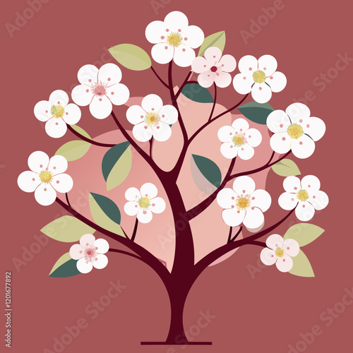 dogwood tree with flowers