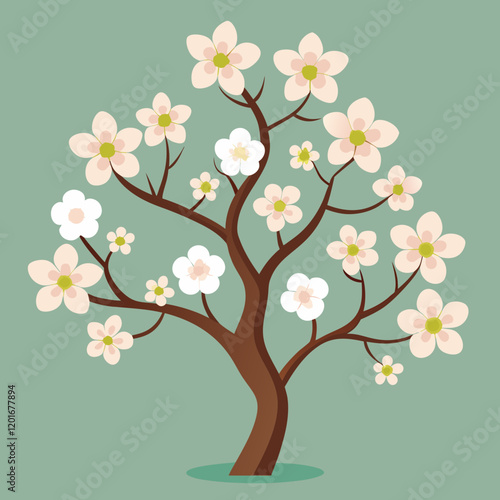 dogwood tree with flowers