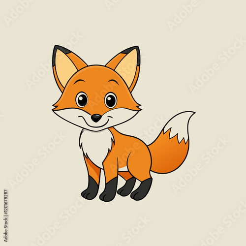 red fox cartoon