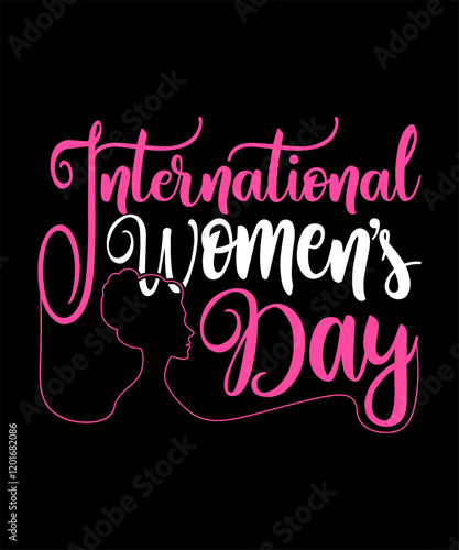 International womens day T Shirt Design