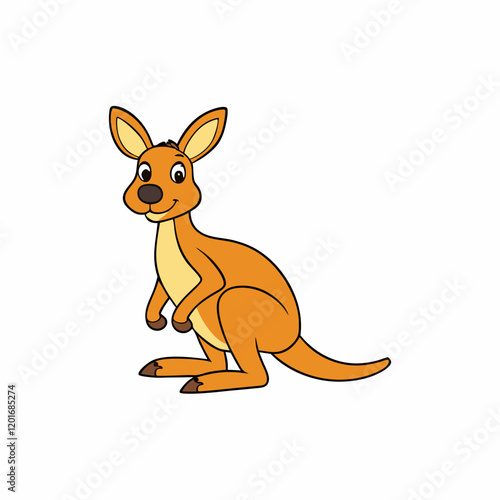 kangaroo cartoon illustration