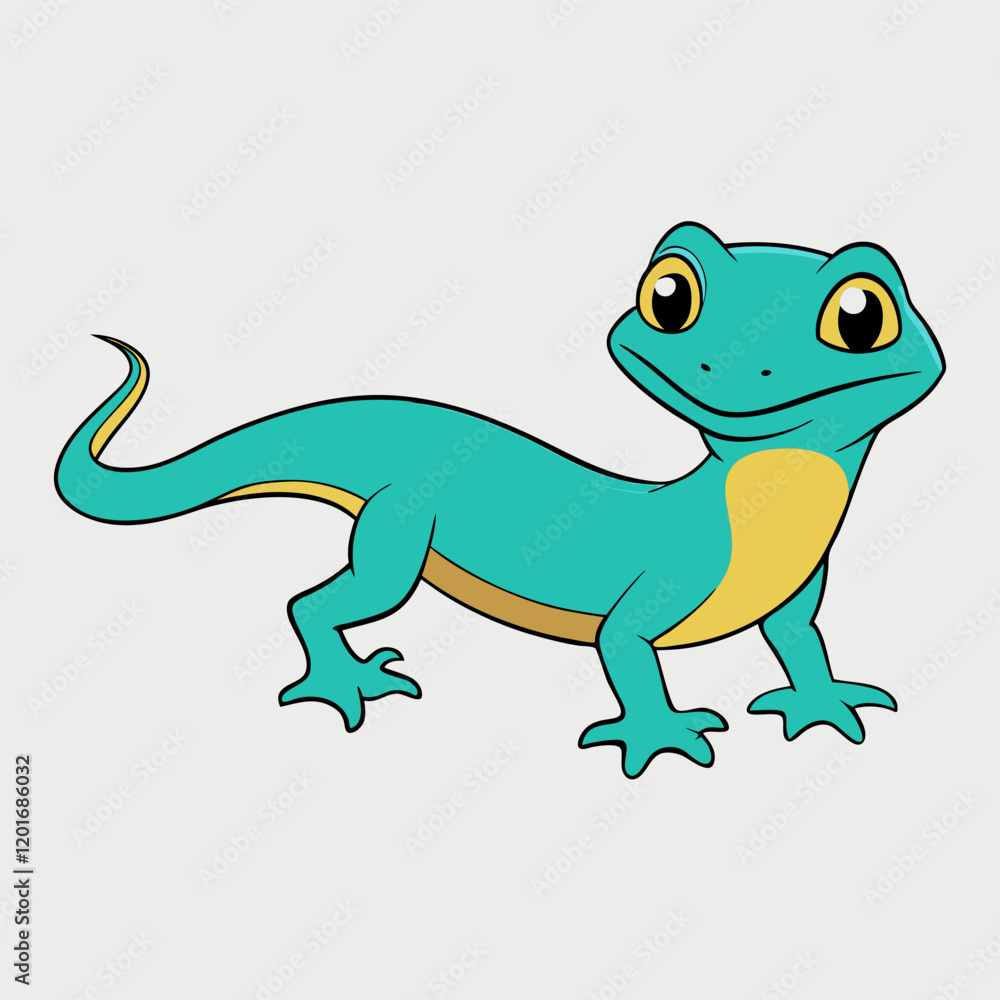 lizard cartoon vector