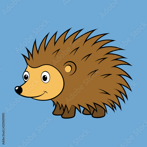 porcupine cartoon illustration