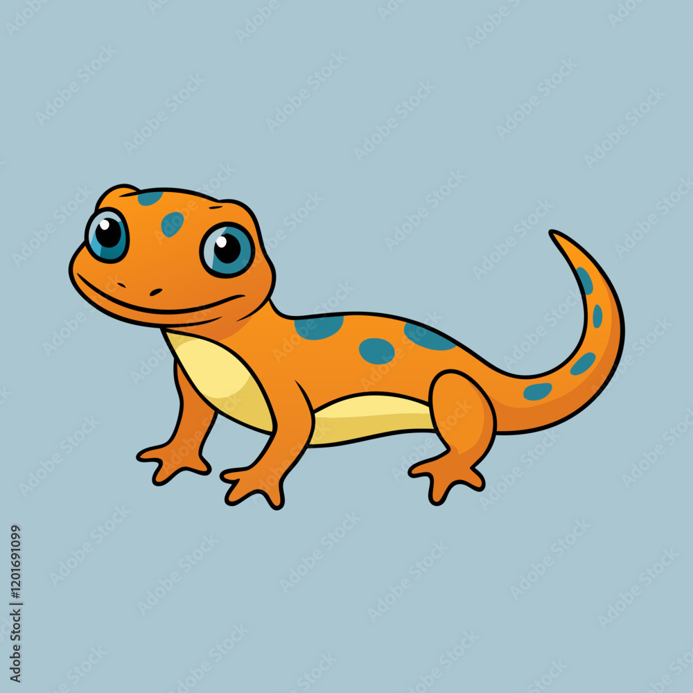 salamander cartoon vector salamander cartoon vector