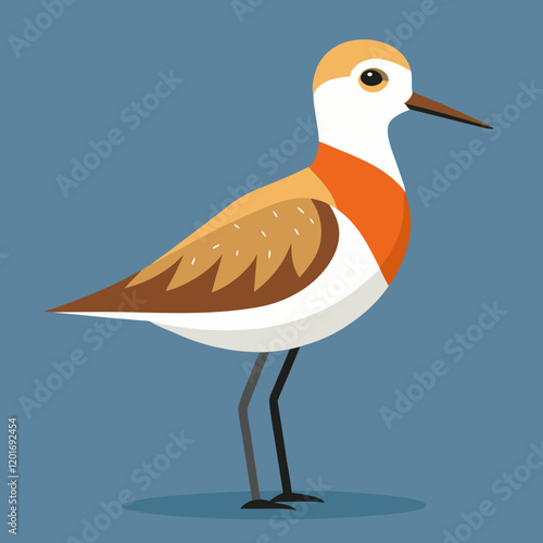 illustration of a sandpiper