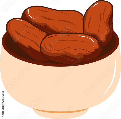 Dates Fruit Vector