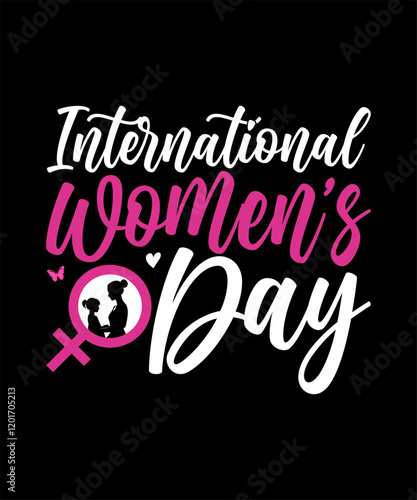 International womens day T Shirt Design