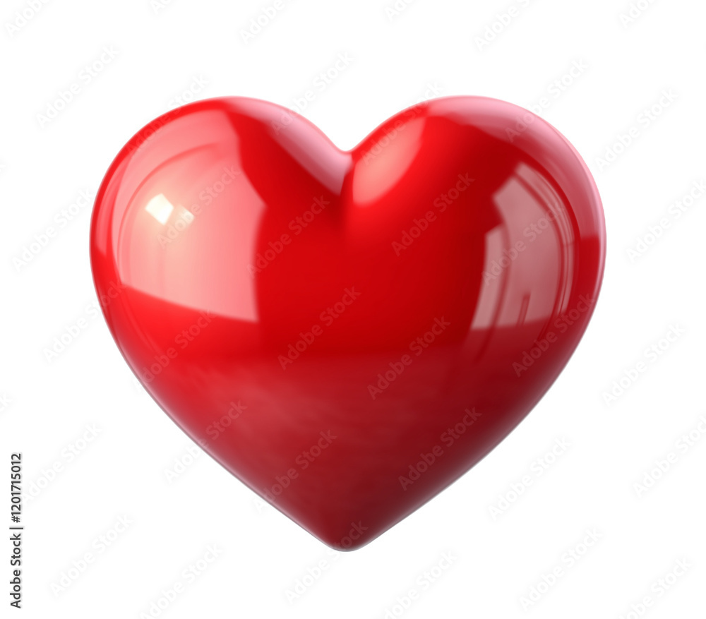 3D Red Heart Icon with Transparent Background, PNG Format, Versatile Digital Symbol. 3D Red Heart Icon with Transparent Background, PNG Format, Versatile Digital Symbol.