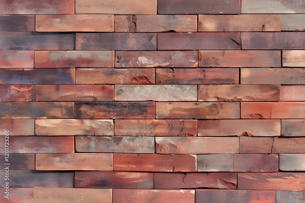 Obraz premium Vintage Red Brick Wall Texture for Architectural Design Projects