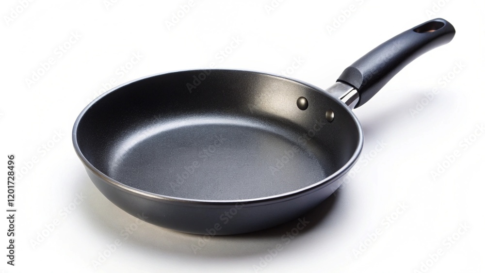 black frying pan isolated
on white, black frying pan isolated
on white,
