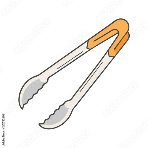 tongs icon, tongs vector illustration-simple illustration of tongs, perfect for tongs logos and icons