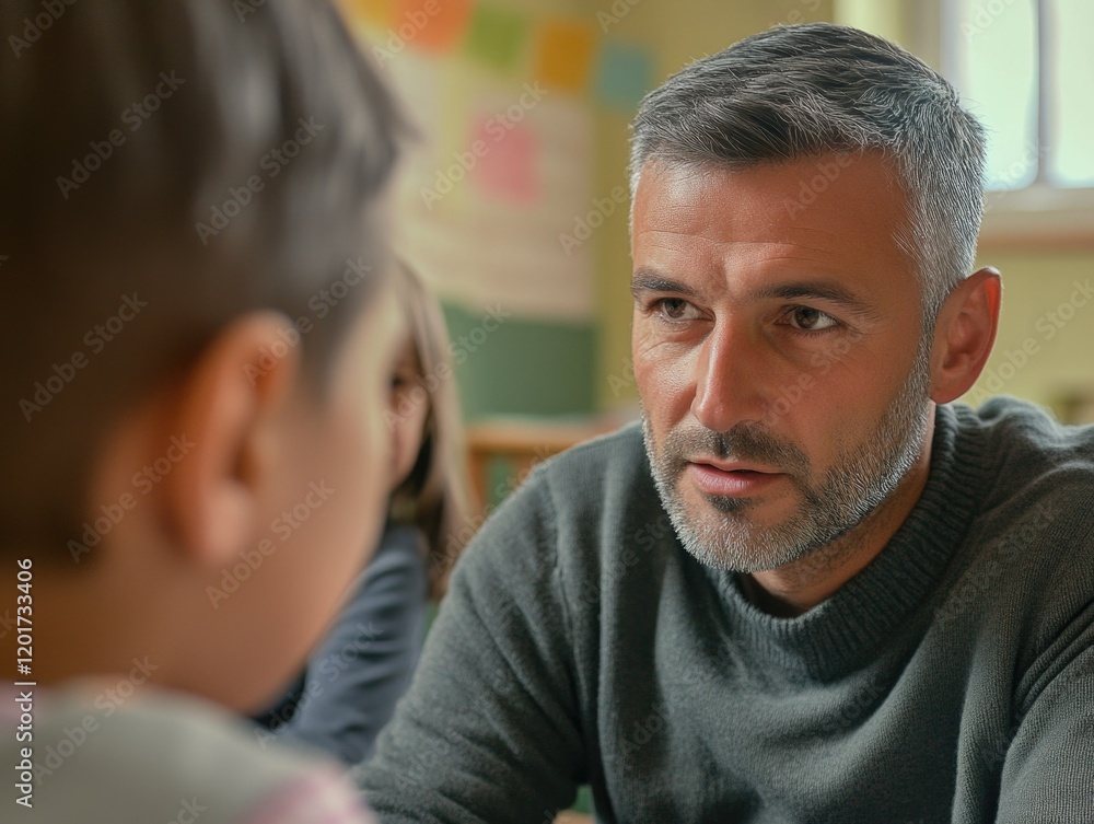 Obraz premium Interactive Education Moment