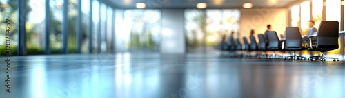 Business Leaders Financial Forecasts in Modern Conference Room Corporate Environment Strategic Insight