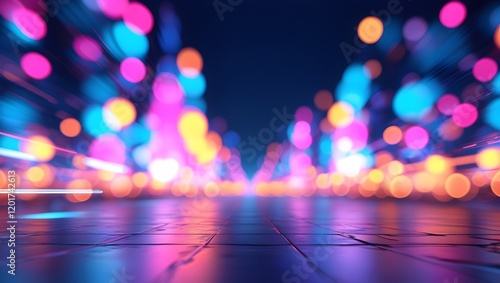 background of colorful lights