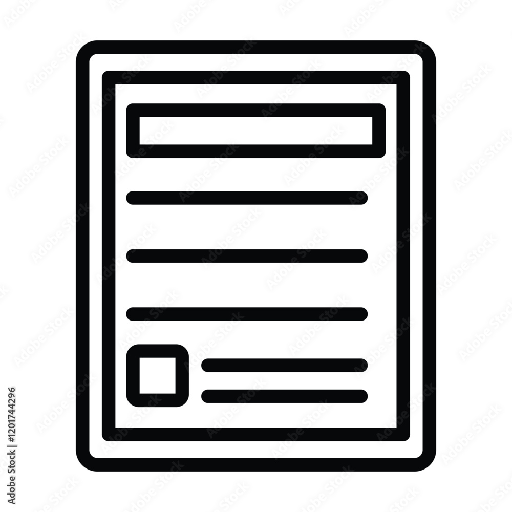 Featured article line icon , vector, pixel perfect, illustrator file
Featured article line icon , vector, pixel perfect, illustrator file
