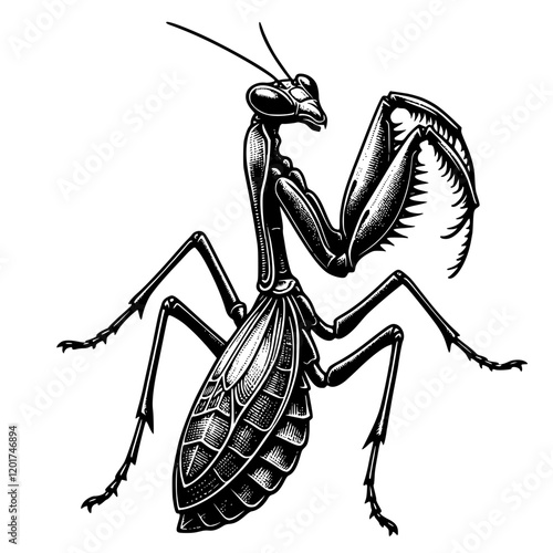 Mantis Illustration