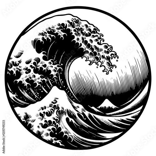 Fotografia The Great Wave Off Kanagawa