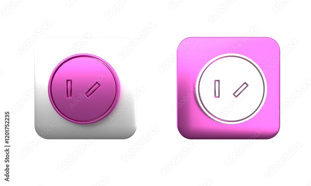 Colorful Round wooden shield icon isolated on white background. Security, safety, protection, privacy, guard concept. Square button. 3D render illustration Colorful Round wooden shield icon isolated on white background. Security, safety, protection, privacy, guard concept. Square button. 3D render illustration