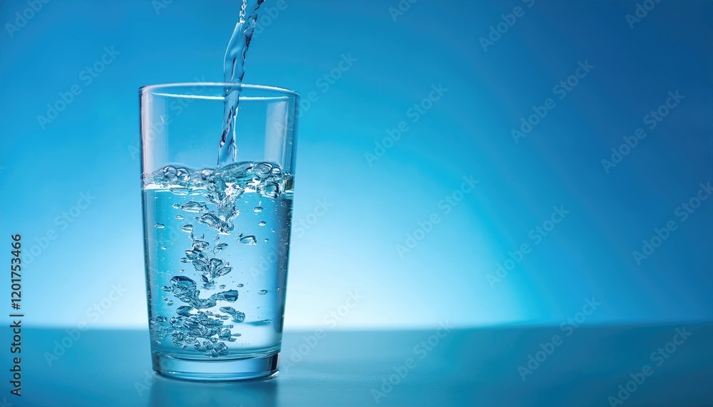 Refreshing Water Pouring into a Glass - A Simple Yet Exquisite Visual Refreshing Water Pouring into a Glass - A Simple Yet Exquisite Visual