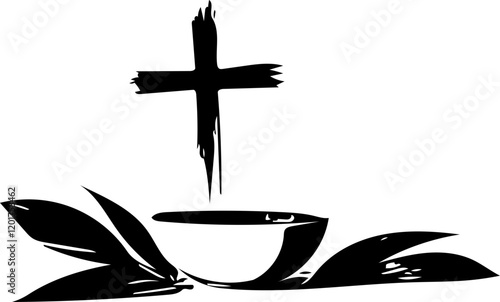 Ash Wednesday black and white theme