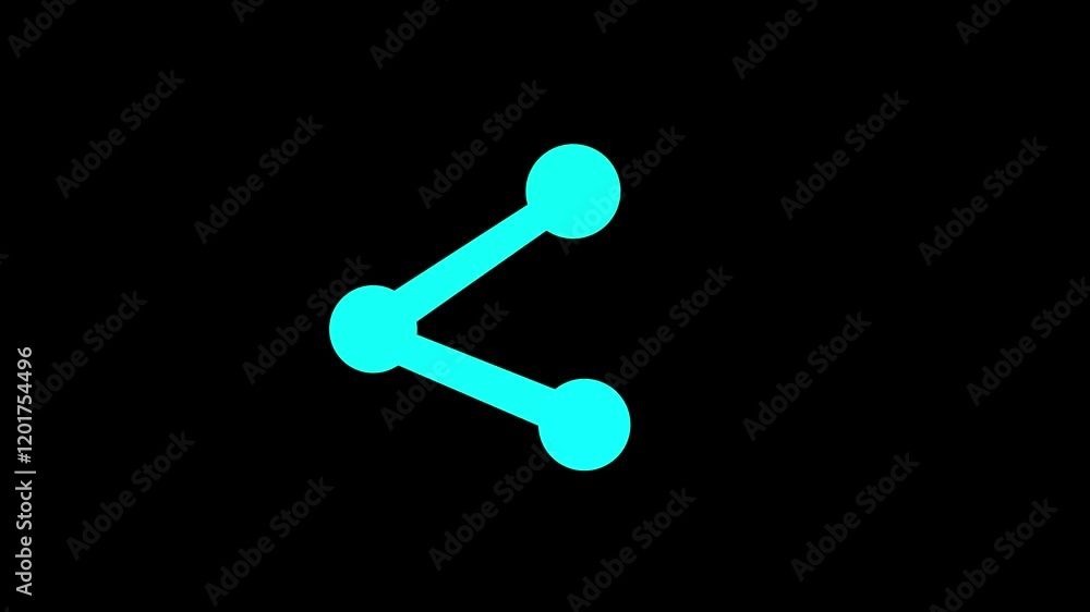 Share icon in flat style. Connected chain, file sharing symbol. Share icon in flat style. Connected chain, file sharing symbol.