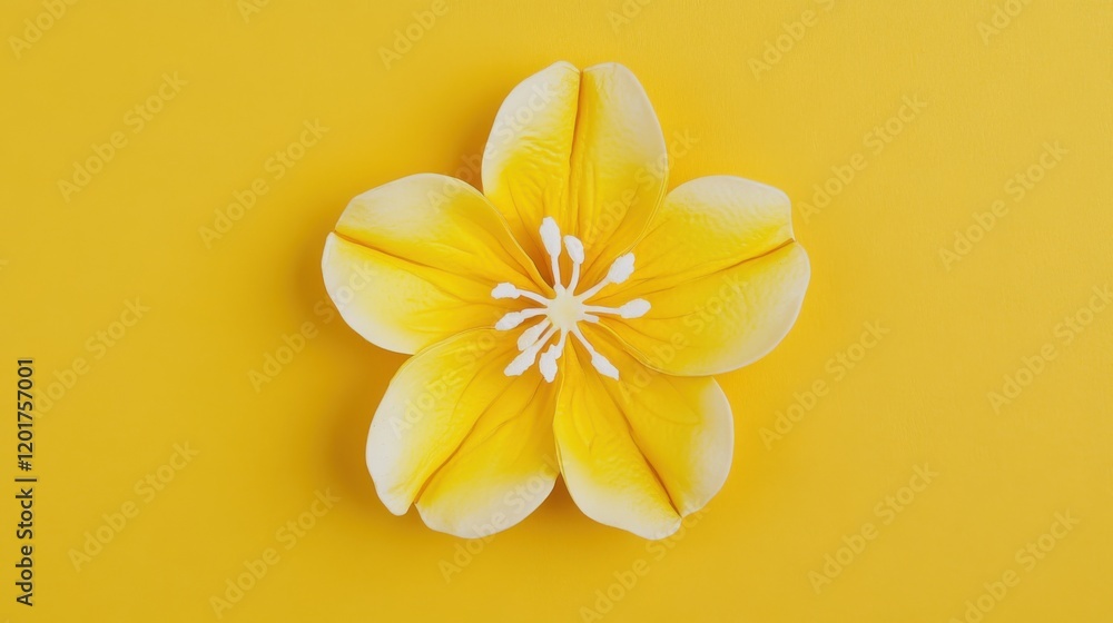 Naklejka premium Yellow Flower