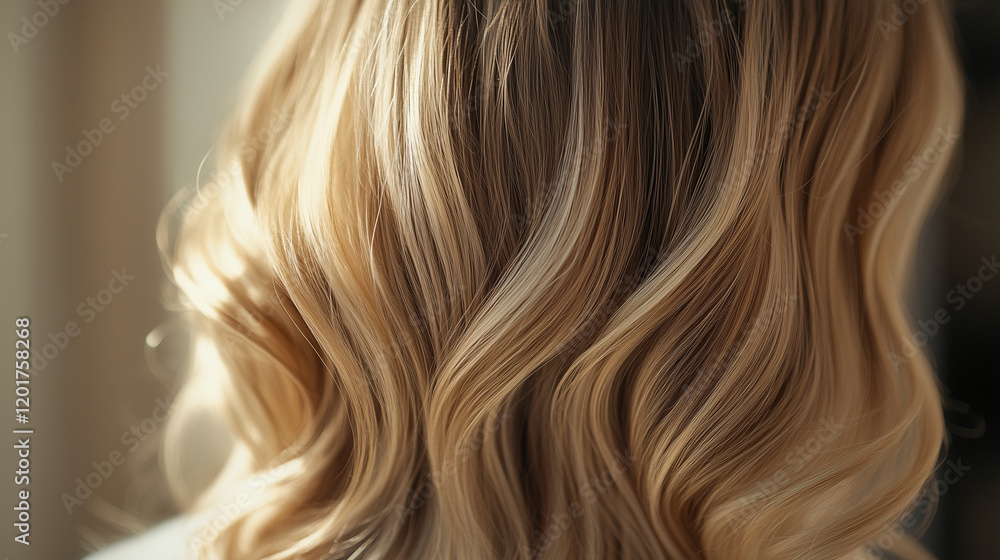 Fototapeta premium hair of a woman