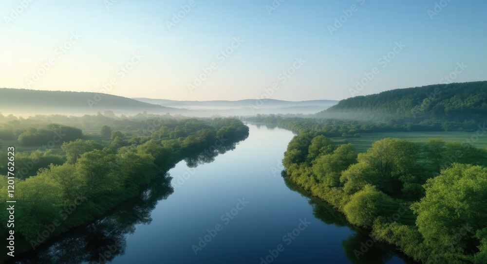 A Mesmerizing River Network from Above. A Mesmerizing River Network from Above.
