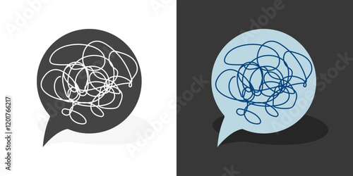 mental health disease speech bubble