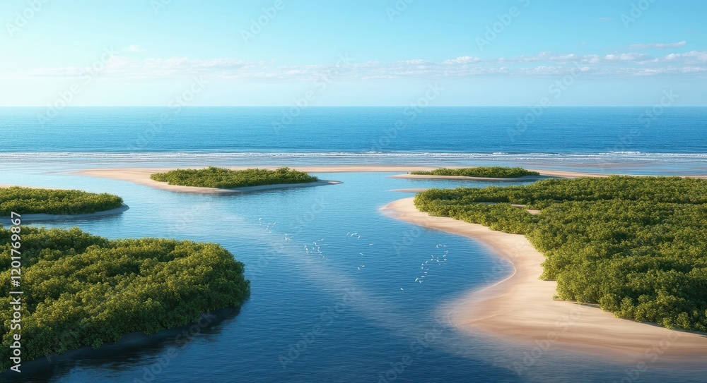 A Stunning River Delta View.
