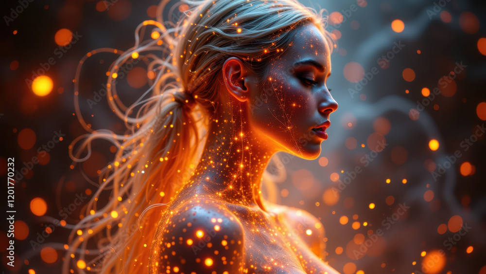 A mesmerizing digital artwork featuring an AI girlfriend surrounded by swirling orange and yellow hues, embodying a sense of fantasy and wonder. A mesmerizing digital artwork featuring an AI girlfriend surrounded by swirling orange and yellow hues, embodying a sense of fantasy and wonder.
