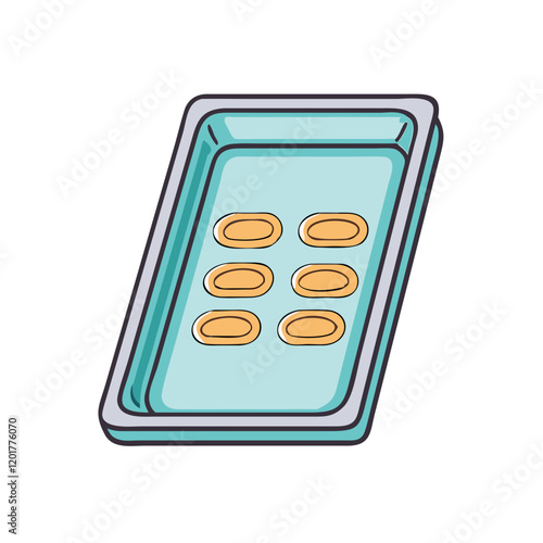 baking sheet icon, baking sheet vector illustration-simple illustration of baking sheet, perfect for baking sheet logos and icons