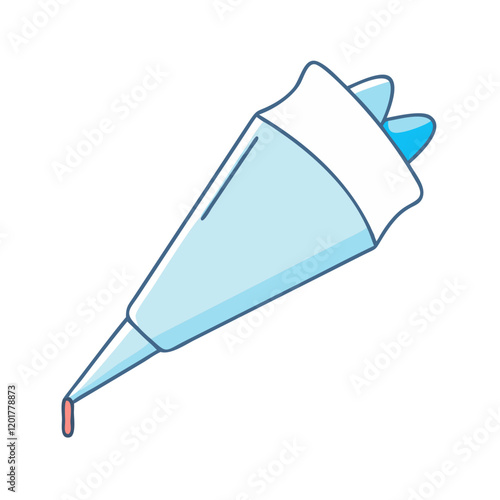 icing piping bag icon, icing piping bag vector illustration-simple illustration of icing piping bag, perfect for icing piping bag logos and icons