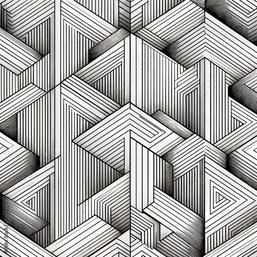 Parallelogram Patterns Repeating parallelogram shapes creating a