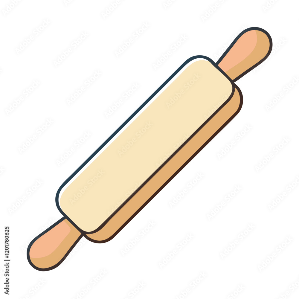 rolling pin icon, rolling pin vector illustration-simple illustration of rolling pin, perfect for rolling pin logos and icons