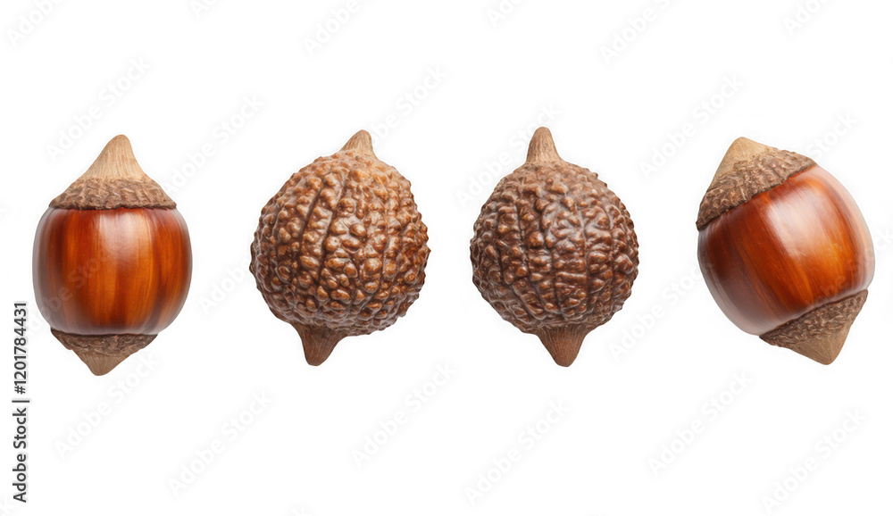 An acorn costume, isolated on a white background.
An acorn costume, isolated on a white background.