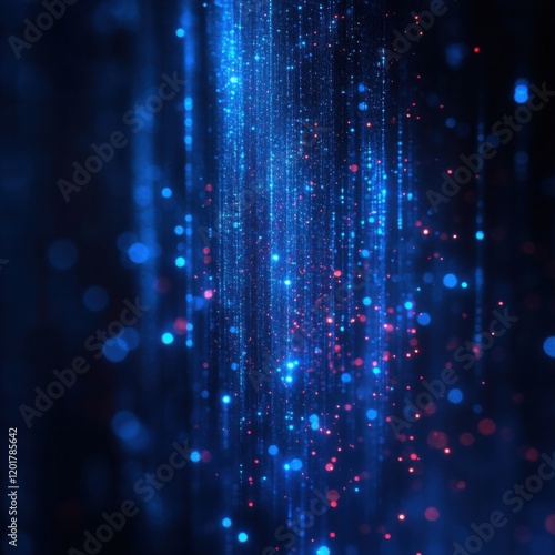 Wallpaper Mural Vibrant digital data stream background. Torontodigital.ca