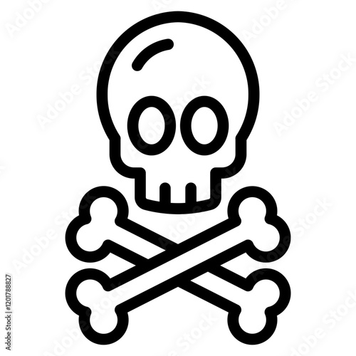 Skull and crossbones icon