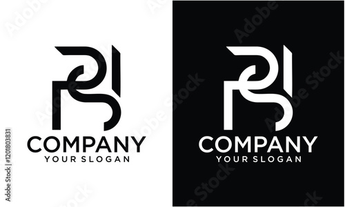 Creative Letter PSI Monogram Logo Design