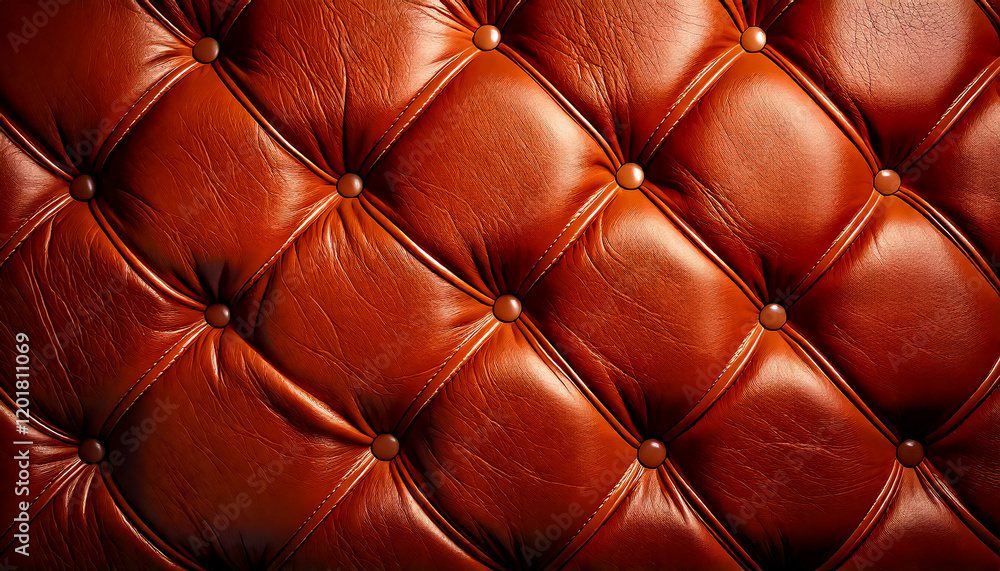 Naklejka premium Mocha mousse color leather texture, flat lay, wallpaper