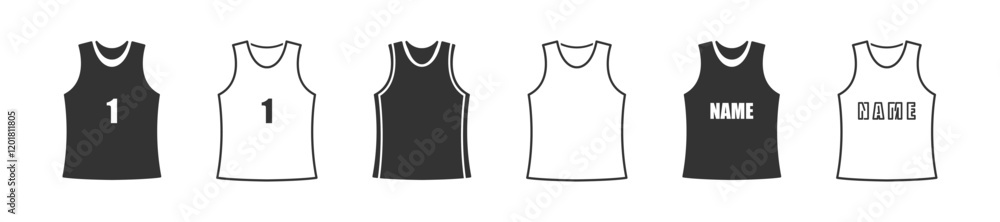 Basketball jersey. Basketball uniform. Jersey vector illustration Basketball jersey. Basketball uniform. Jersey vector illustration