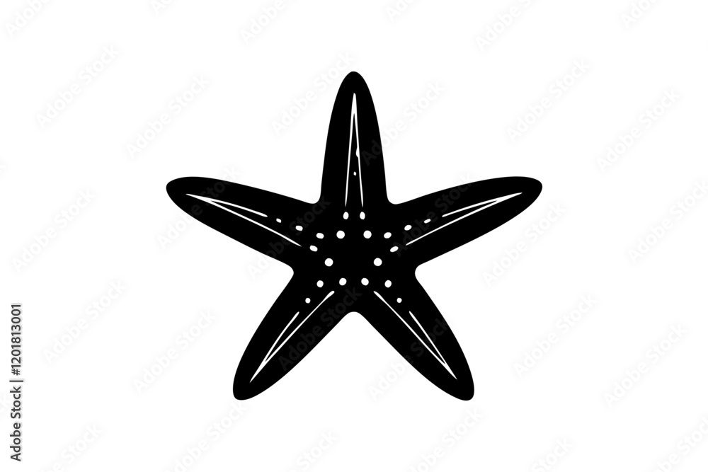 Starfish Silhouette Icon - Vector Illustration (SVG) Starfish Silhouette Icon - Vector Illustration (SVG)