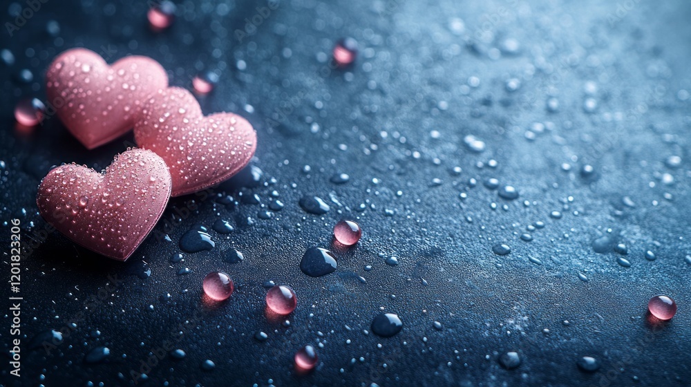 Fototapeta premium abstract,blurred background with heart for Valentine