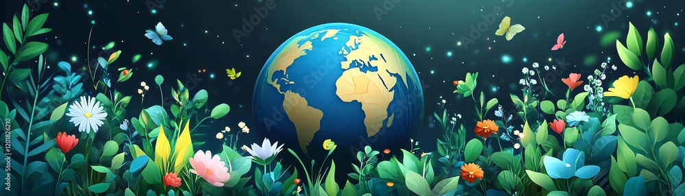 Naklejka premium world environment day