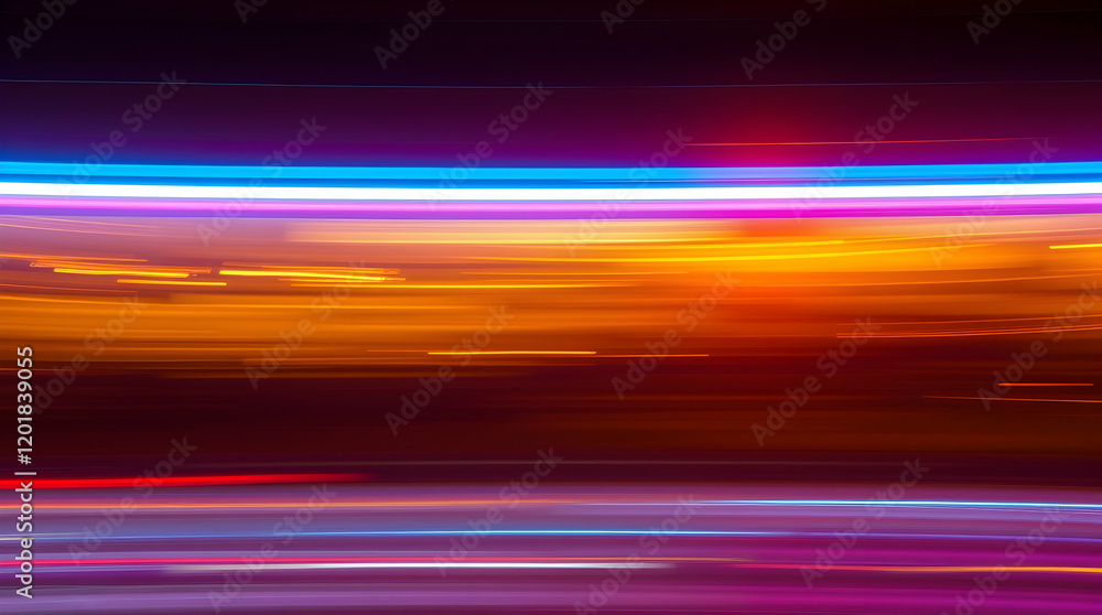 Colorful Abstract Background with Stripes and Clouds Colorful Abstract Background with Stripes and Clouds